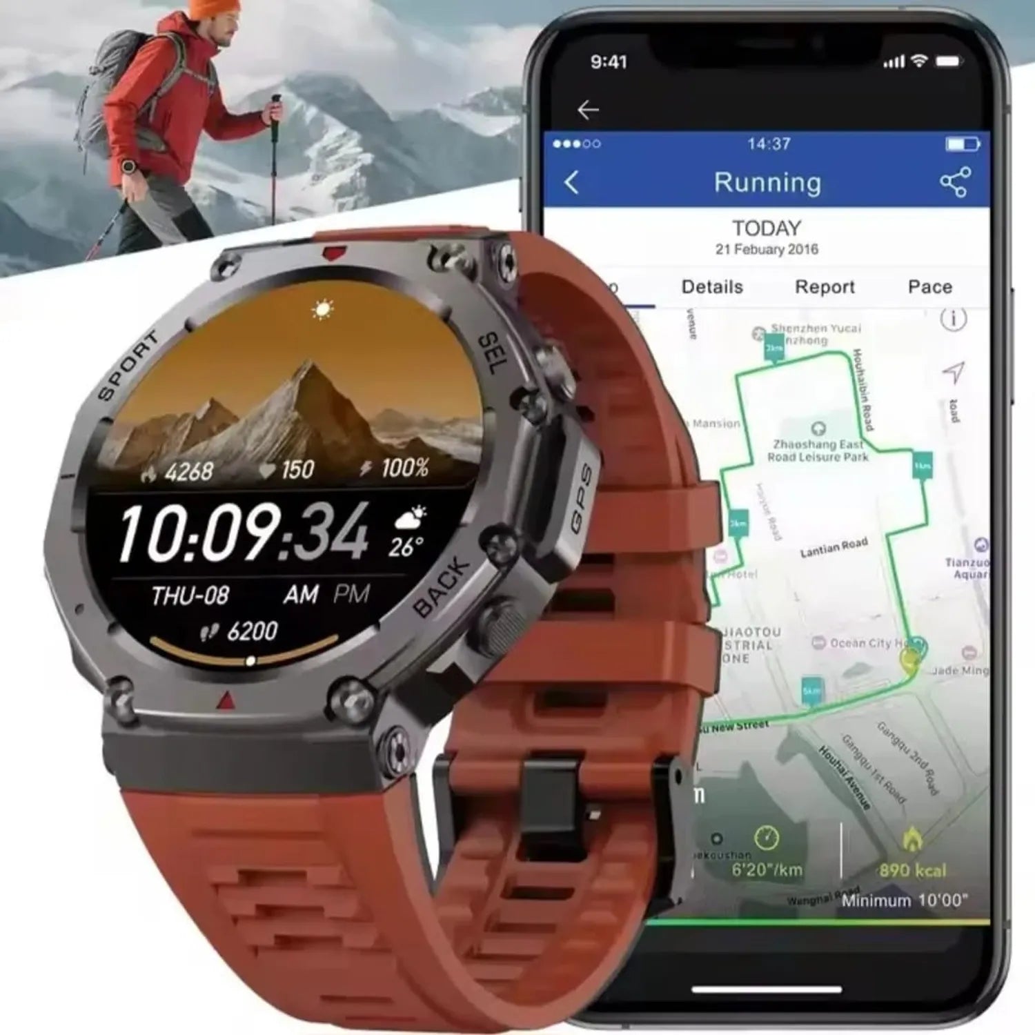 SMARTWATCH DM58 LUCCA 5ATM GPS