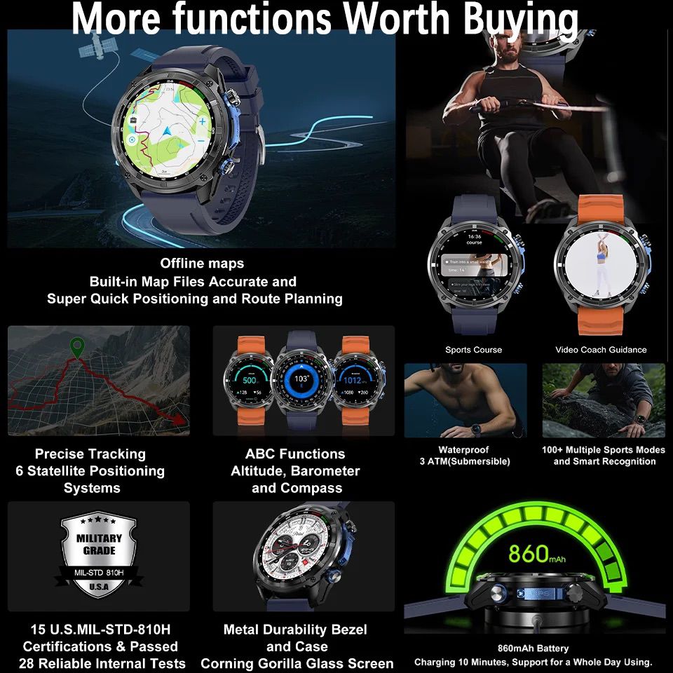 SMARTWATCH DTG1 LUCCA 3ATM CON GPS
