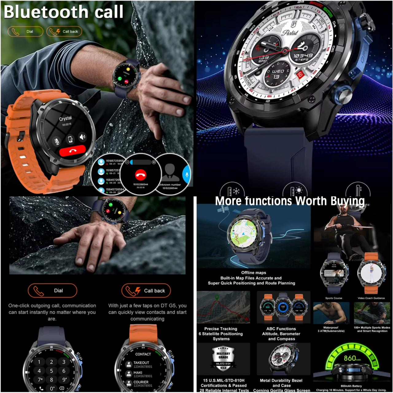 SMARTWATCH DTG1 LUCCA 3ATM CON GPS