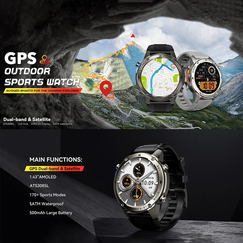 SMARTWATCH DM56 LUCCA 5ATM CON GPS