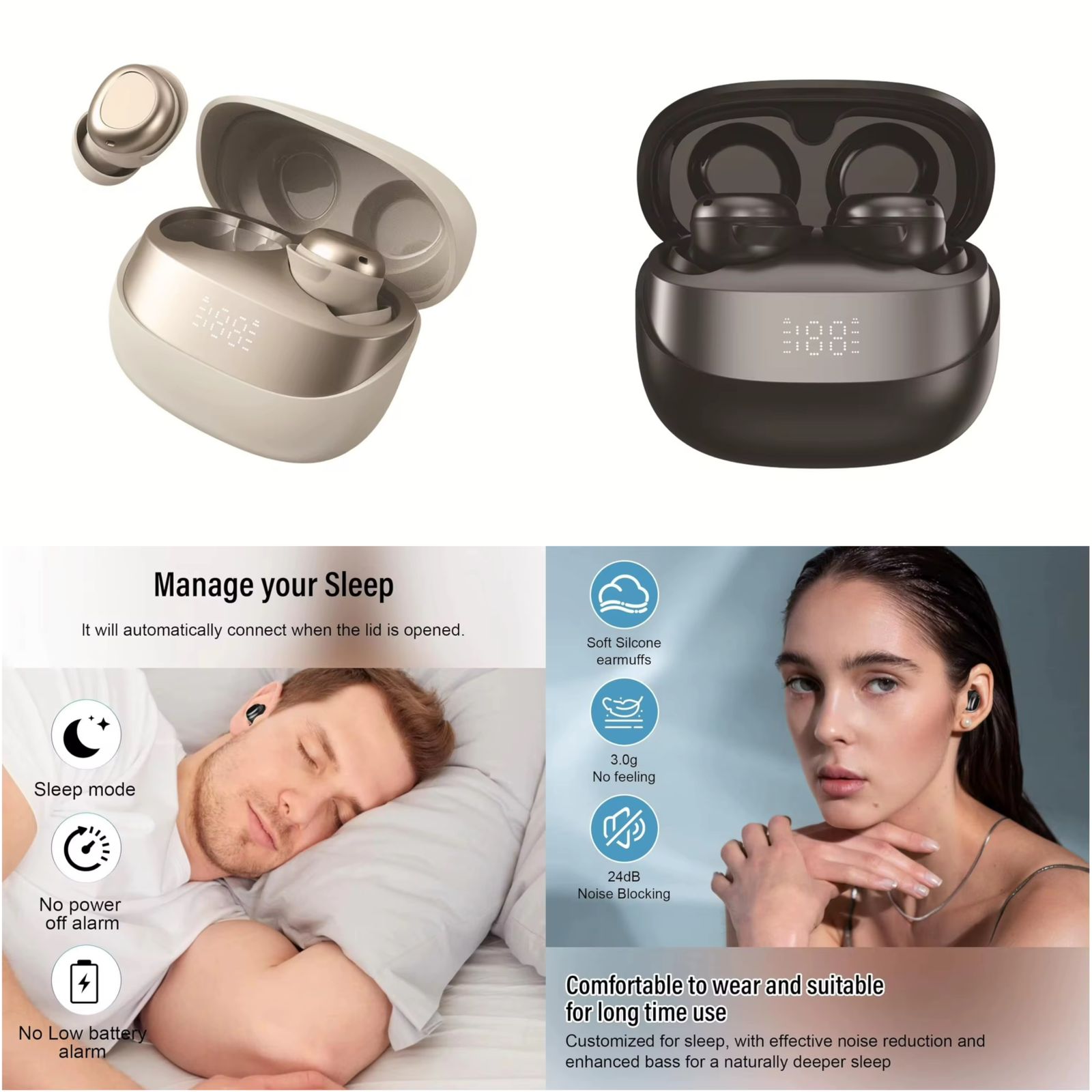 Auriculares inalámbricos HE-020A